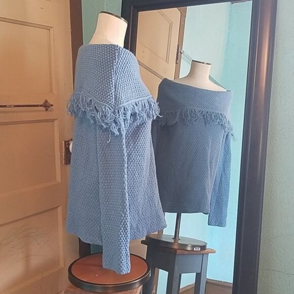 Sweater Cowl Neck BluEe Extra Editions Top Shirt Women's WOMAN'S 2 X Large - Picture 4 of 9